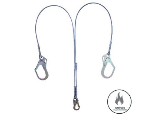 Cabo De Vida Cable De Acero 1/4" x 1.80mt Tipo "Y" M/N-314 - EQS