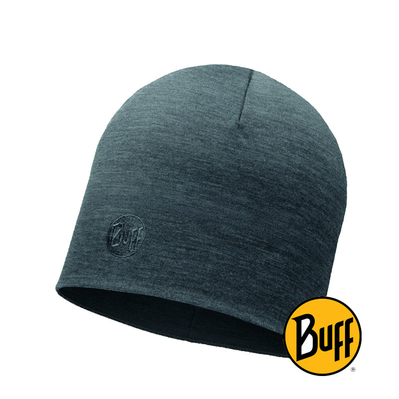 Heavyweight Merino Wool Hat Solid Grey