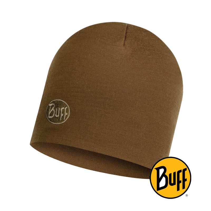 Heavyweight Merino Wool Hat Solid Tundra Khaki