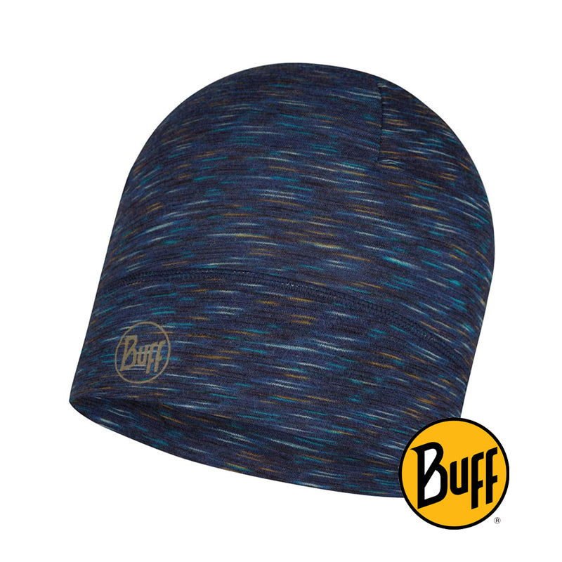 Lightweight Merino Wool Hat Denim Multistripes