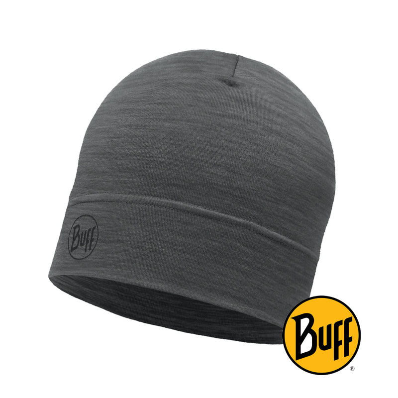 Lightweight Merino Wool Hat Solid Grey