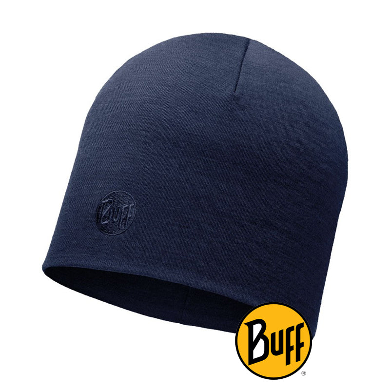Merino Wool Thermal Hat Solid Navy