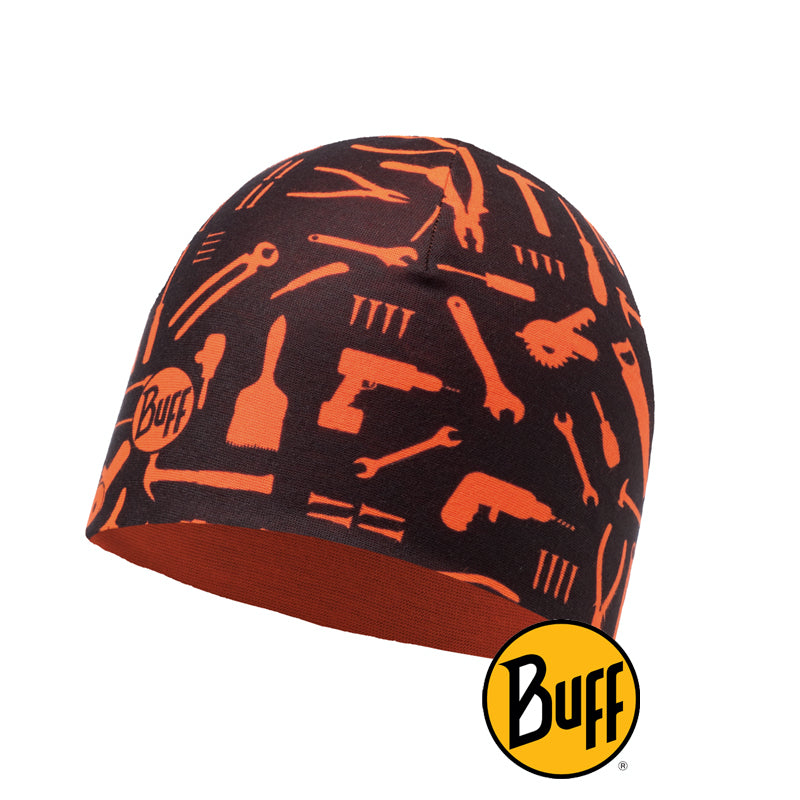 Microfiber Reversible Hat Tools Orange Fluor