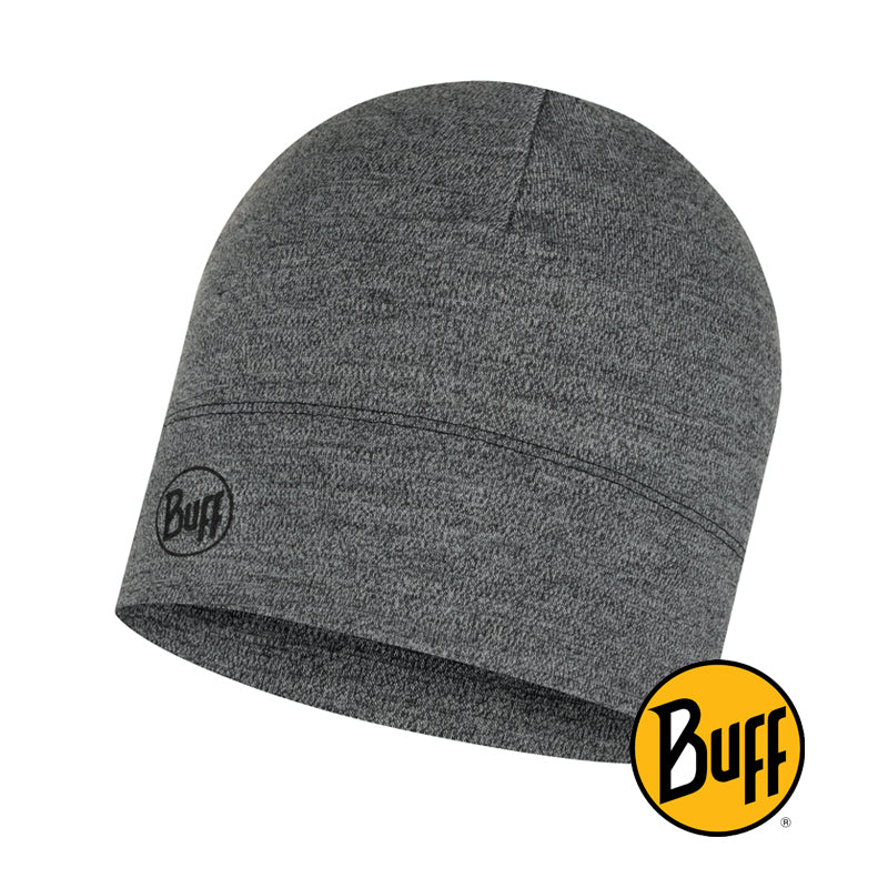 Midweight Merino Wool Hat Light Grey Melange