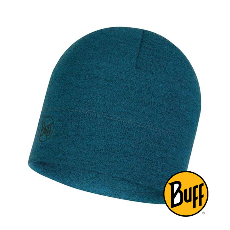 Midweight Merino Wool Hat Ocean Melange