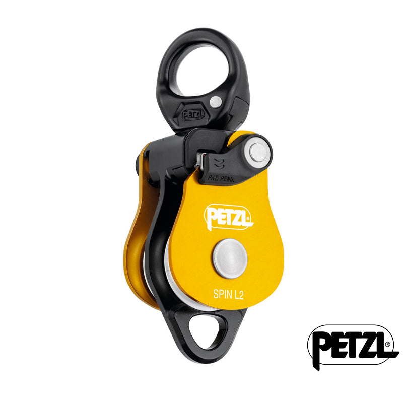 Polea doble con eslabón giratorio SPIN L2 - Petzl