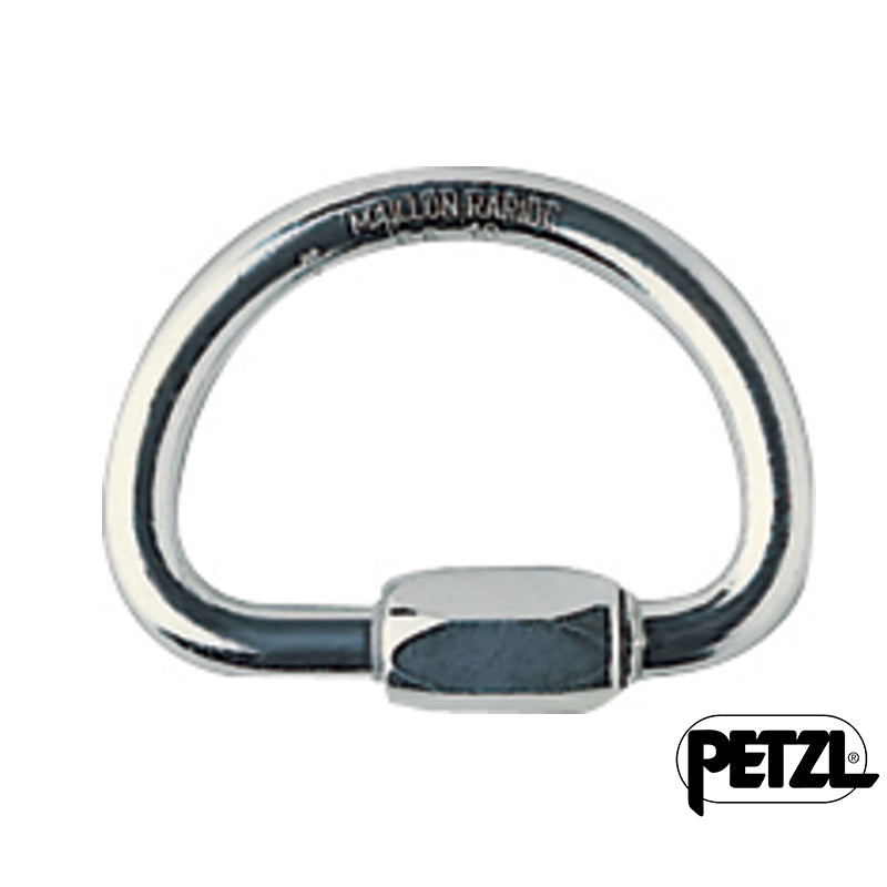 Maillón de aleación de aluminio, forma semicircular DEMI ROND - Petzl