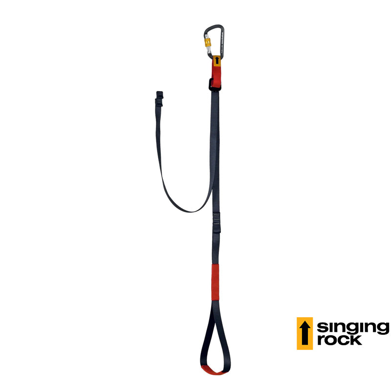 Pedal regulable con mosquetón FOOTER II COMPLETE - Singing Rock