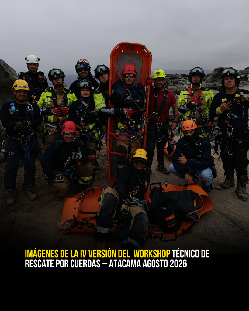 Workshop de Rescate por Cuerdas en Caldera: Día 2