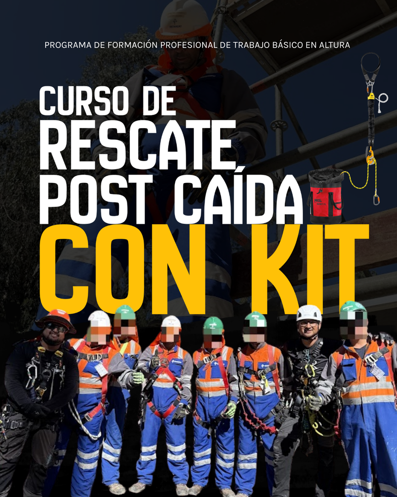Curso en terreno de Rescate Post Caída con kit
