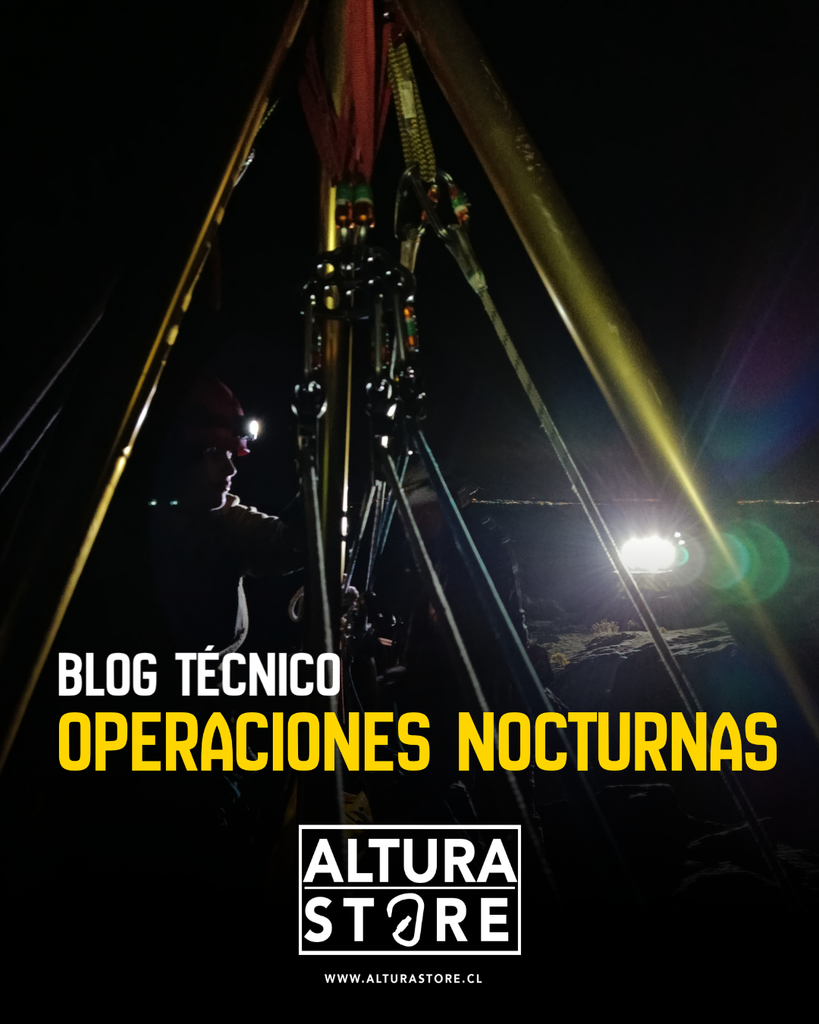 Operaciones nocturnas en rescate por cuerdas: cuando la luz también es un recurso crítico