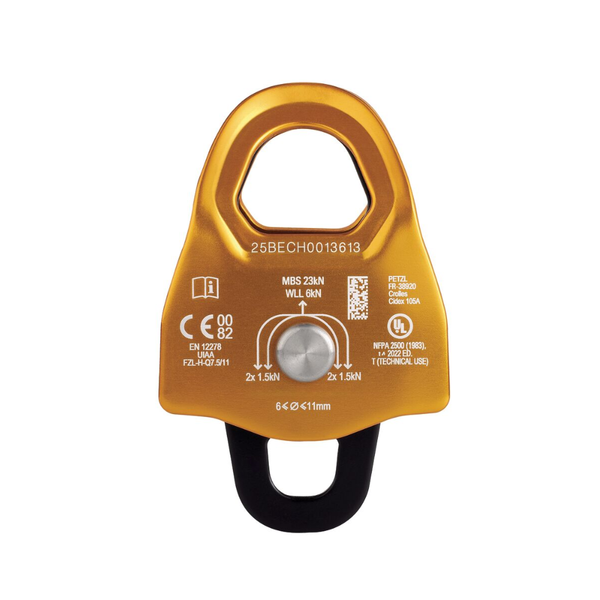 Polea Prusik doble de Alto Rendimiento Petzl® MINDER S2