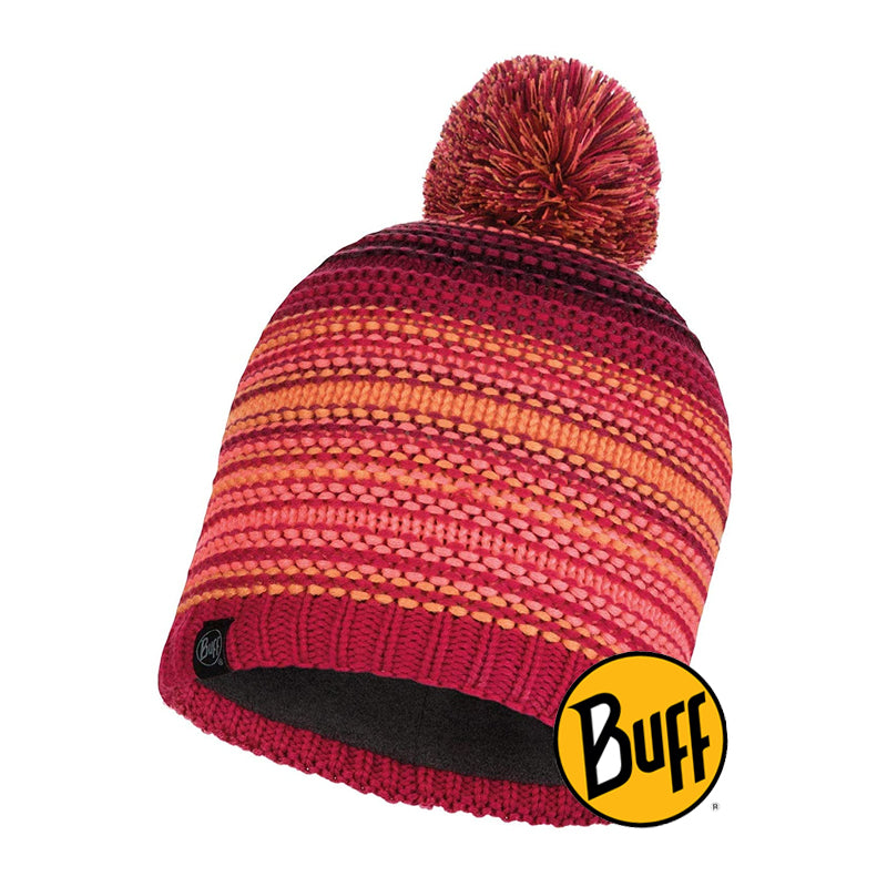 Knitted & Band Polar Hat Neper Bright Pink