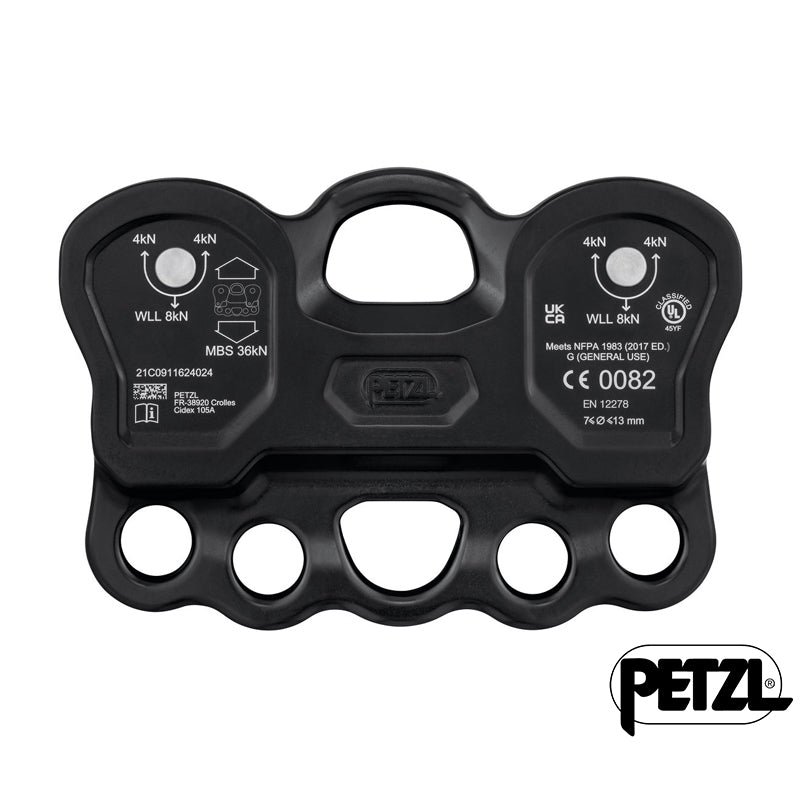 Polea de desplazamiento para el rescate con tirolina REEVE - Petzl ...